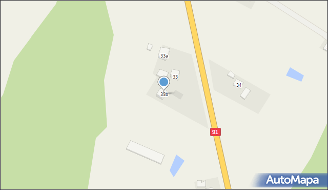 Pieniążkowo, Pieniążkowo, 33b, mapa Pieniążkowo