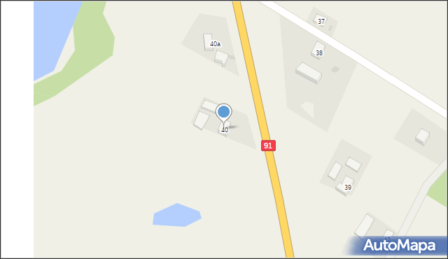 Pieniążkowo, Pieniążkowo, 40, mapa Pieniążkowo