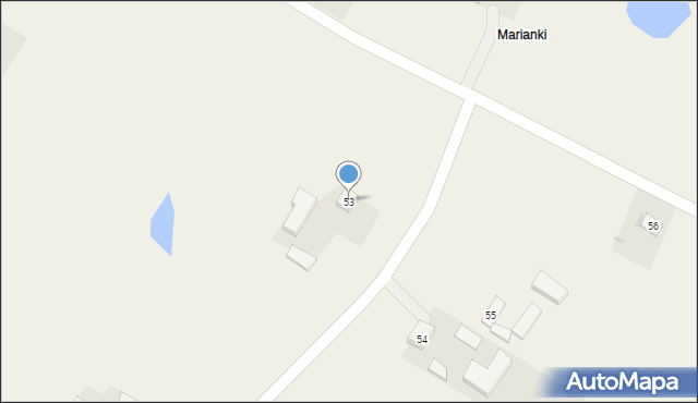 Pieniążkowo, Pieniążkowo, 53, mapa Pieniążkowo