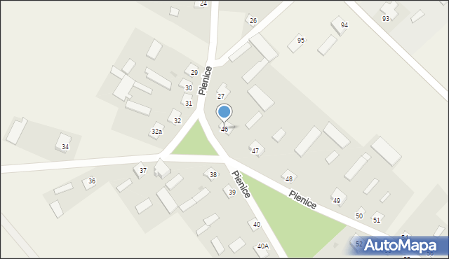Pienice, Pienice, 46, mapa Pienice