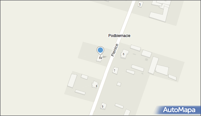 Pienice, Pienice, 8a, mapa Pienice
