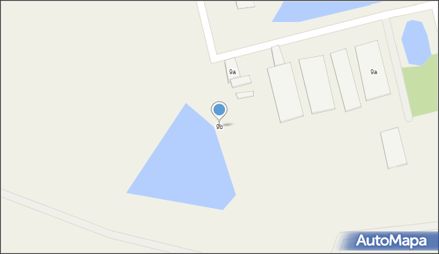 Pieniężno Drugie, Pieniężno Drugie, 9b, mapa Pieniężno Drugie