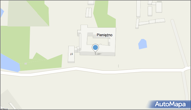 Pieniężno Pierwsze, Pieniężno Pierwsze, 19, mapa Pieniężno Pierwsze