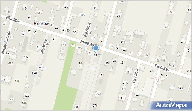 Pieńków, Pieńków, 29, mapa Pieńków