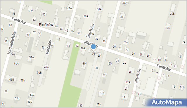 Pieńków, Pieńków, 33, mapa Pieńków