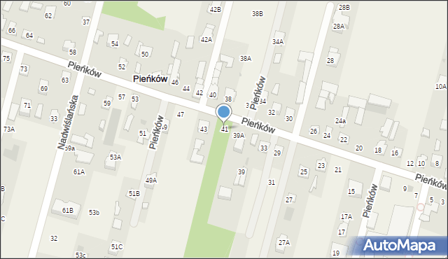 Pieńków, Pieńków, 41, mapa Pieńków