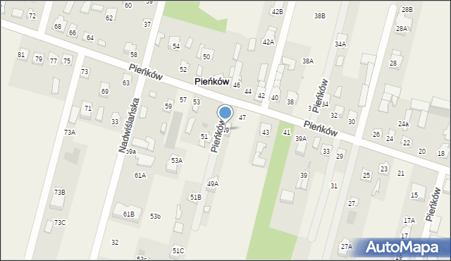Pieńków, Pieńków, 49, mapa Pieńków
