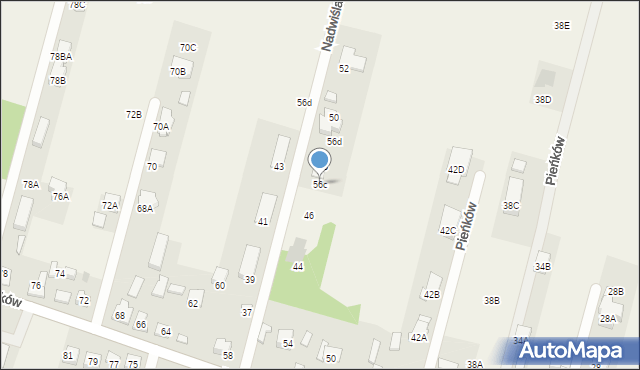 Pieńków, Pieńków, 56c, mapa Pieńków