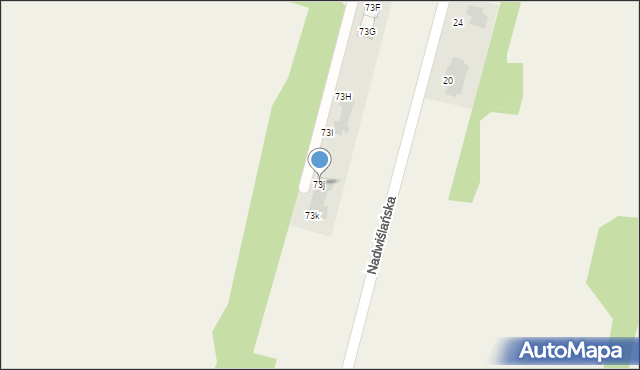 Pieńków, Pieńków, 73j, mapa Pieńków