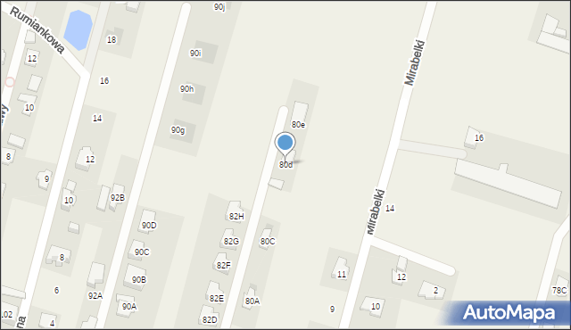 Pieńków, Pieńków, 80d, mapa Pieńków