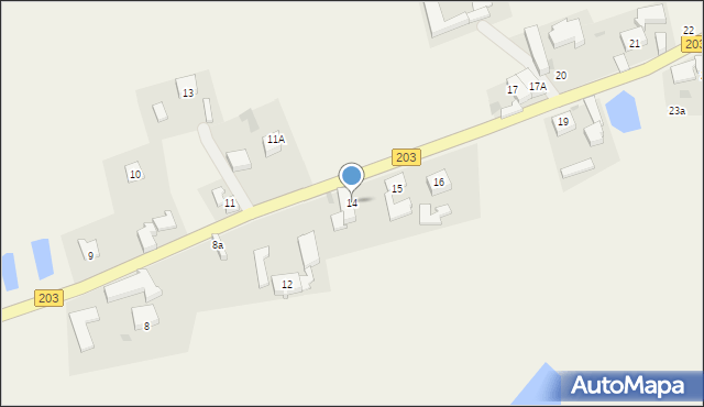 Pieńkowo, Pieńkowo, 14, mapa Pieńkowo