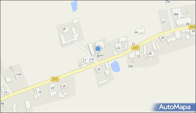 Pieńkowo, Pieńkowo, 20, mapa Pieńkowo