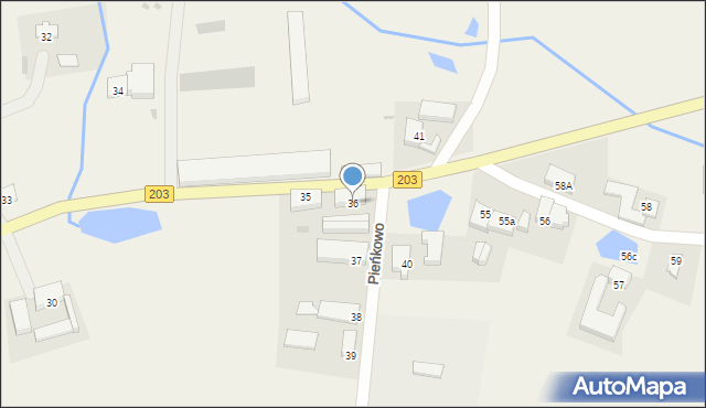 Pieńkowo, Pieńkowo, 36, mapa Pieńkowo