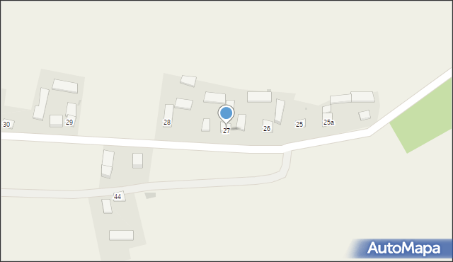 Pierocice, Pierocice, 27, mapa Pierocice