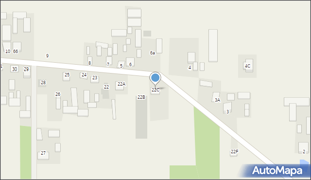 Pieróg, Pieróg, 22C, mapa Pieróg