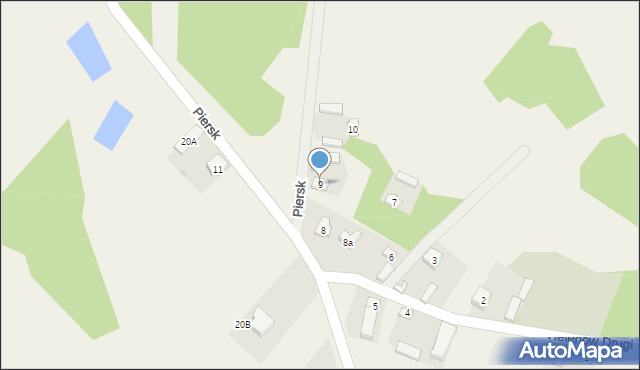 Piersk, Piersk, 9, mapa Piersk