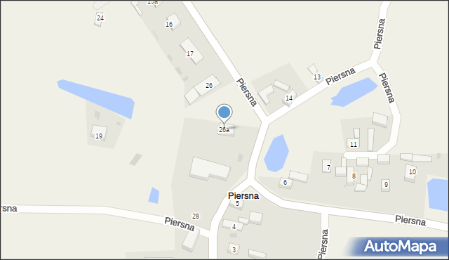 Piersna, Piersna, 26a, mapa Piersna