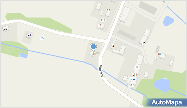 Piersno, Piersno, 10B, mapa Piersno