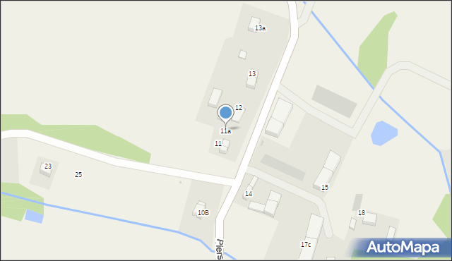Piersno, Piersno, 11a, mapa Piersno