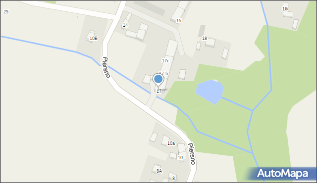 Piersno, Piersno, 17, mapa Piersno