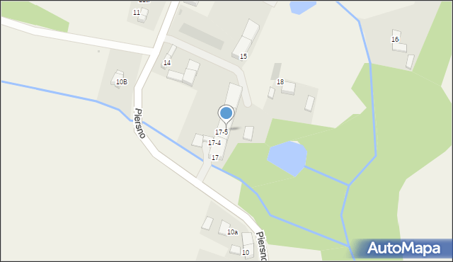 Piersno, Piersno, 17b, mapa Piersno