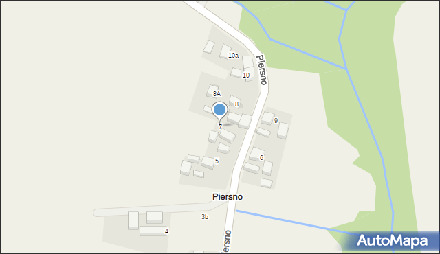 Piersno, Piersno, 7, mapa Piersno