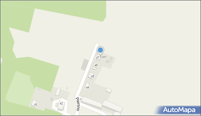 Piersno, Piersno, 47b, mapa Piersno