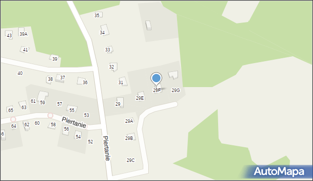 Piertanie, Piertanie, 29F, mapa Piertanie