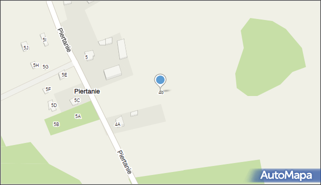 Piertanie, Piertanie, 4b, mapa Piertanie