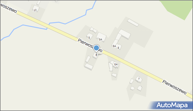 Pierwoszewo, Pierwoszewo, 6, mapa Pierwoszewo