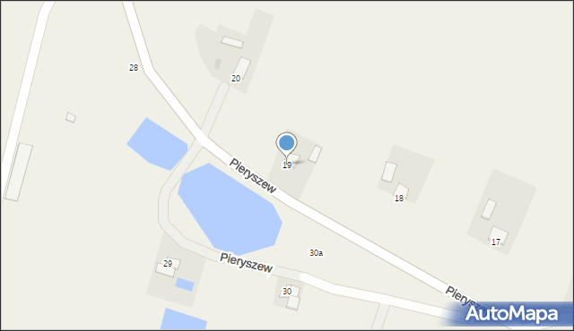 Pieryszew, Pieryszew, 19, mapa Pieryszew