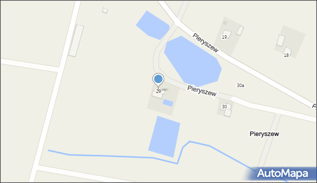 Pieryszew, Pieryszew, 29, mapa Pieryszew