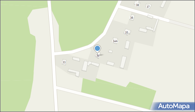 Pierzchały, Pierzchały, 34, mapa Pierzchały