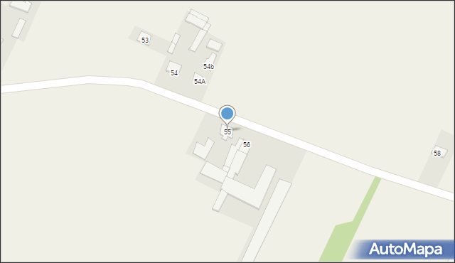 Pierzchały, Pierzchały, 55, mapa Pierzchały