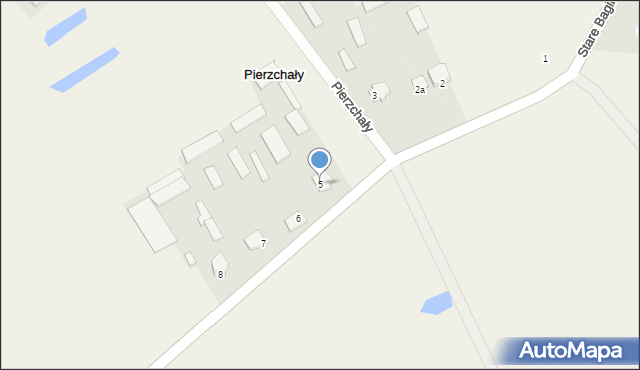 Pierzchały, Pierzchały, 5, mapa Pierzchały