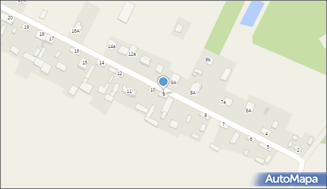 Pierzchnianka, Pierzchnianka, 9, mapa Pierzchnianka