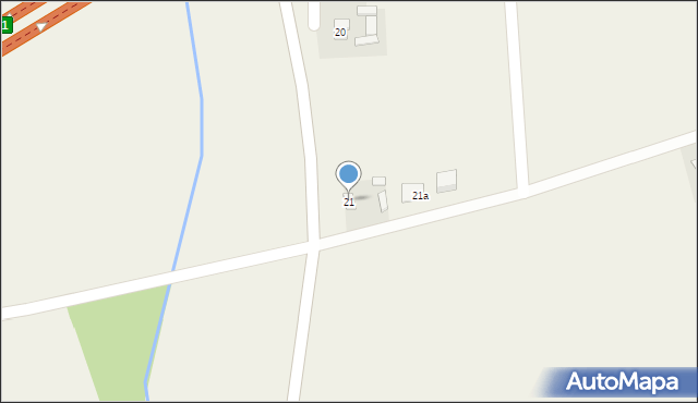 Pierzyska, Pierzyska, 21, mapa Pierzyska