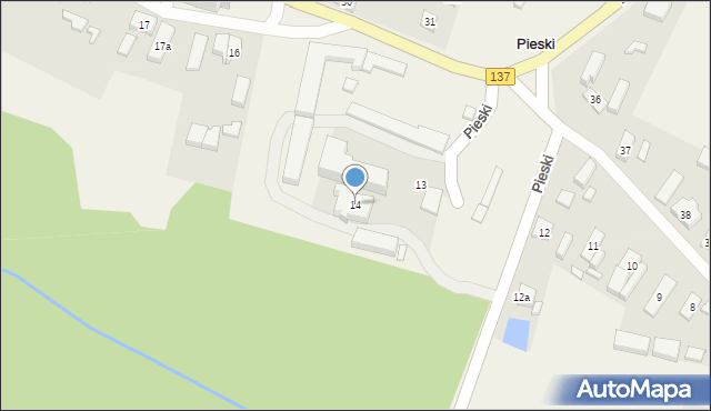 Pieski, Pieski, 14, mapa Pieski