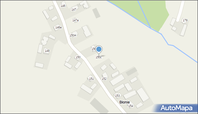 Piestrzec, Piestrzec, 150c, mapa Piestrzec