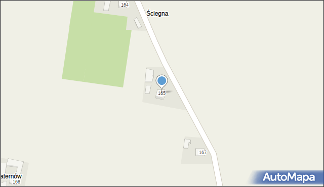 Piestrzec, Piestrzec, 165, mapa Piestrzec