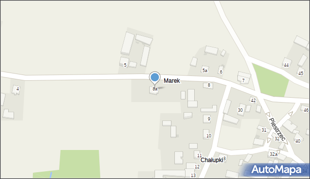 Piestrzec, Piestrzec, 8a, mapa Piestrzec