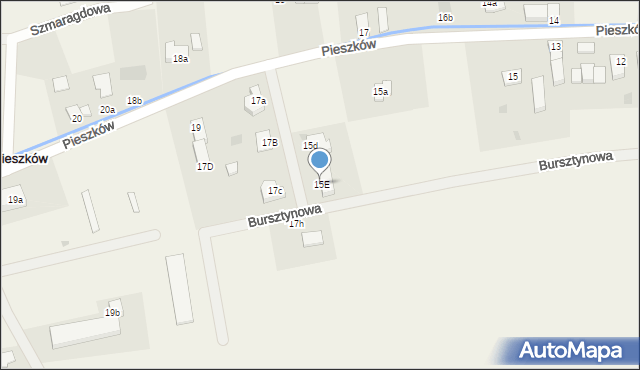 Pieszków, Pieszków, 15E, mapa Pieszków