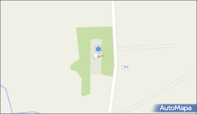 Pieszków, Pieszków, 1a, mapa Pieszków