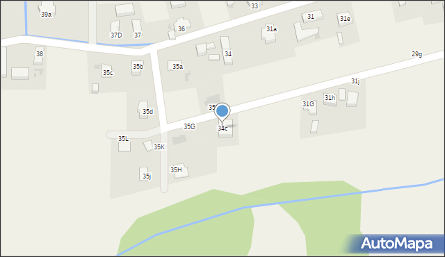 Pieszków, Pieszków, 34c, mapa Pieszków