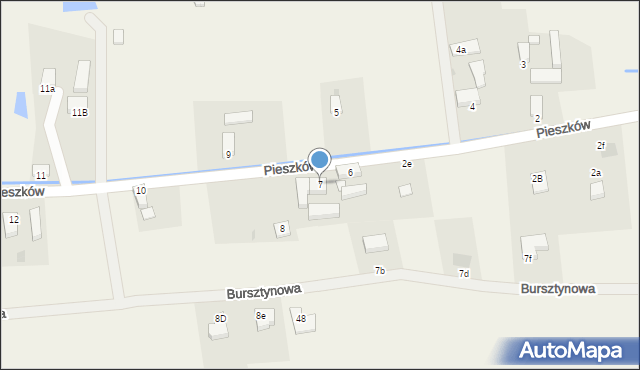 Pieszków, Pieszków, 7, mapa Pieszków
