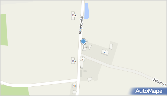 Pieszkowice, Pieszkowice, 7, mapa Pieszkowice
