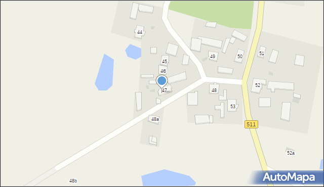 Pieszkowo, Pieszkowo, 47a, mapa Pieszkowo