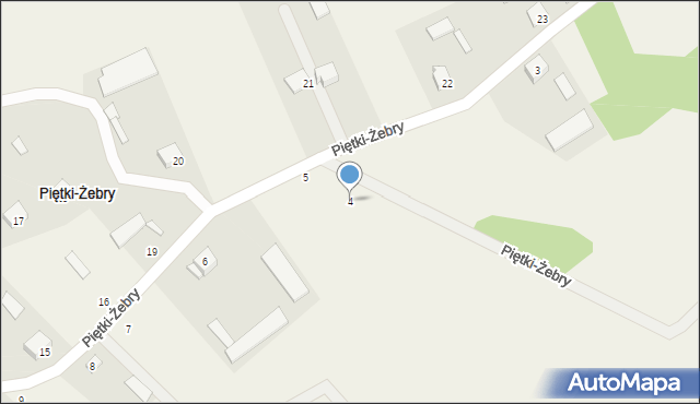 Piętki-Żebry, Piętki-Żebry, 4, mapa Piętki-Żebry