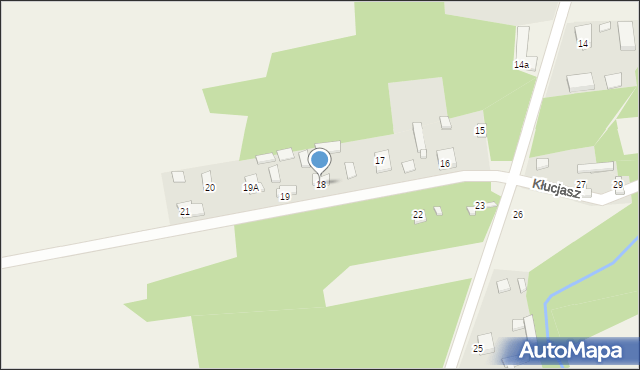 Piętków, Piętków, 18, mapa Piętków