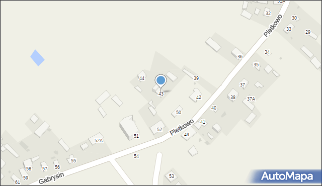 Pietkowo, Pietkowo, 46, mapa Pietkowo